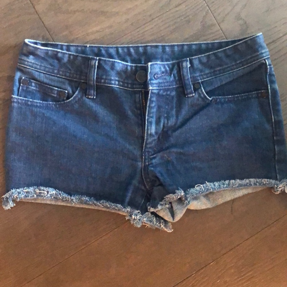 Tory Burch Blue Jean cut-off shorts size 26
